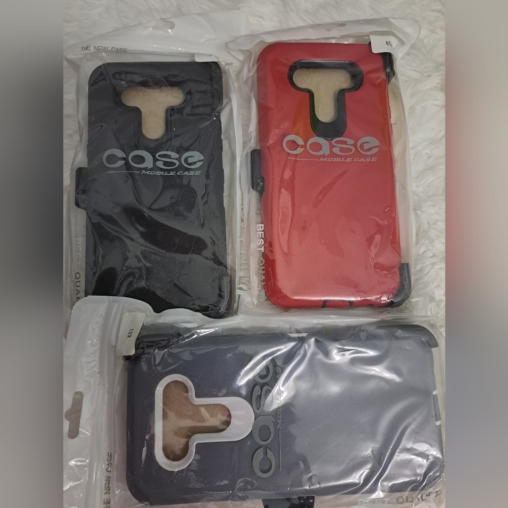 LG K51 Hardshell 2 Pcs Phone Case Bundle 3pcs 3 Colors New